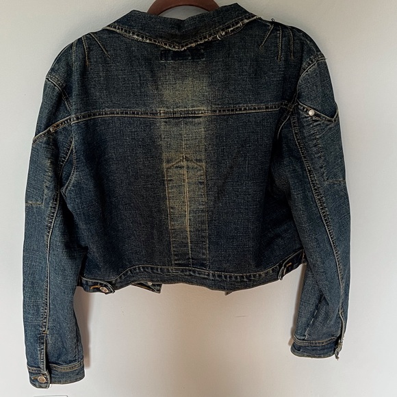PRETTY JEANS BEST JEANS Boyfriend Jean Jacket, Size: Large(L) - Picture 4 of 8
